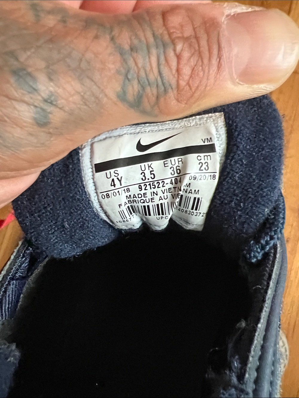 Nike youth obsidian Air Max 97 Low-Top Sneakers 4Y - Picture 2 of 8